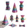 Cone Spiral 3D Printed Highpass Stress Reducing Toys Fidget Desk Gadgets Technological Rotating Relieve Stress-Relieving Adults