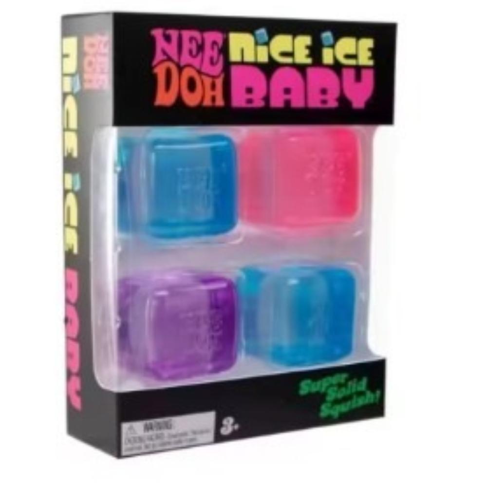 New Needoh Nice Ice Mini Shaped Sensory Toy Super Solid Squish Stress Relief Squeeze Toy For Adult Anxiety Relief Relaxation