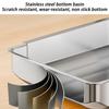 Stainless Steel Cat Litter Box  Large Space Fully Enclosed Cat Toilet Big Sealed Odor Proof Cat Bedpans Detachable Pet Supplies