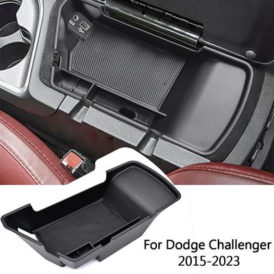 Car Center Console Organizer Tray for Dodge Challenger 2015 2016 2017 2018      Ert Storage Armrest Box