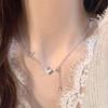 Butterfly Flirting Tassel Butterfly Necklace Simple Light Luxury Niche Design High-end Sensual Collarbone Chain