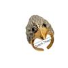 Geometric Eagle Shape Ring Cool Chunky Ring Personality Exaggerated Ring  Couple