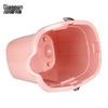 Commercial Square Plastic Mop Bucket with Wheels
