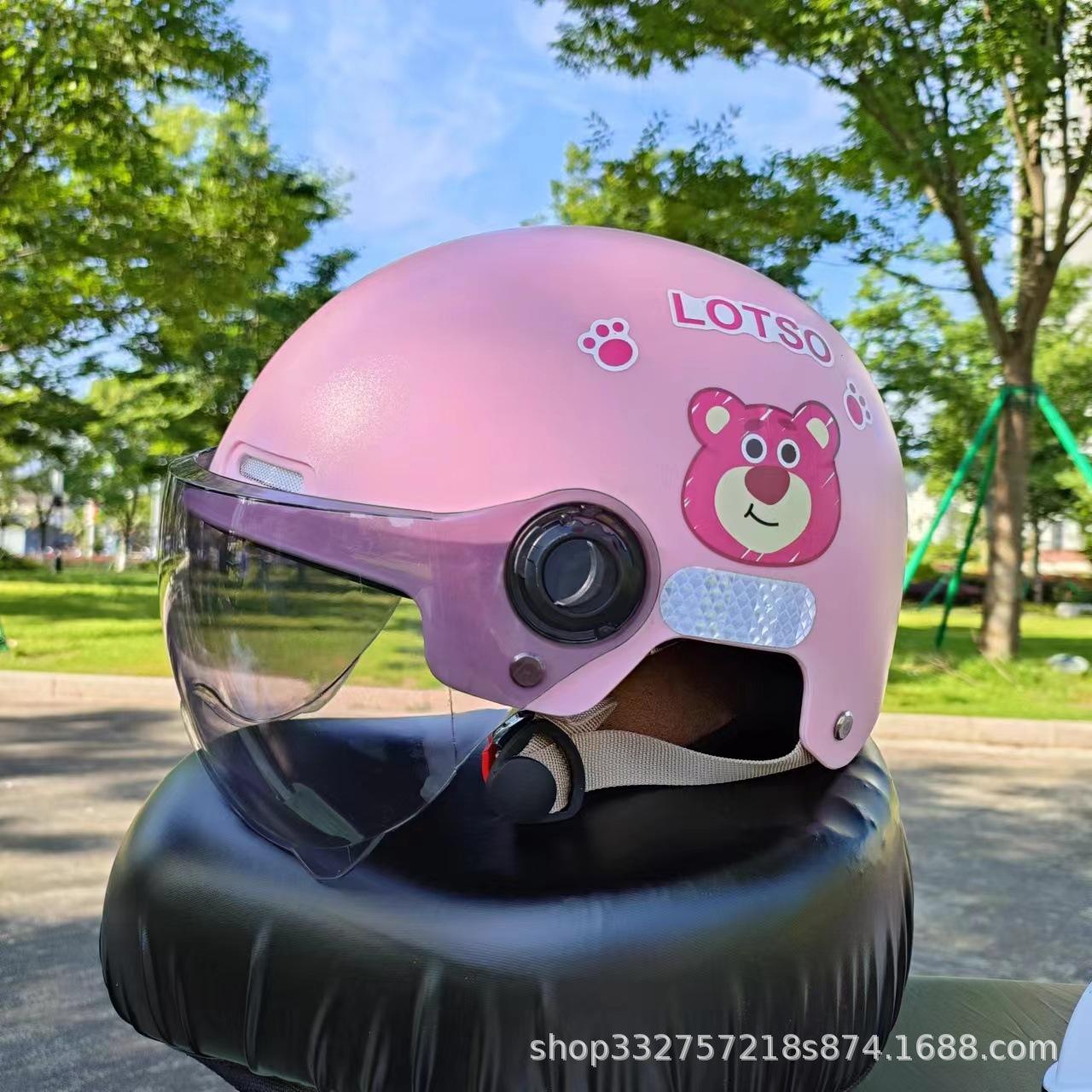 

3-15 Years Old Children s Electric Car Cute Helmet Four Seasons Male and Female Children s Helmet