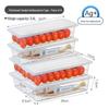 Plastic Japanese-Style Fresh-Keeping Box with Lid for Refrigerator Storage