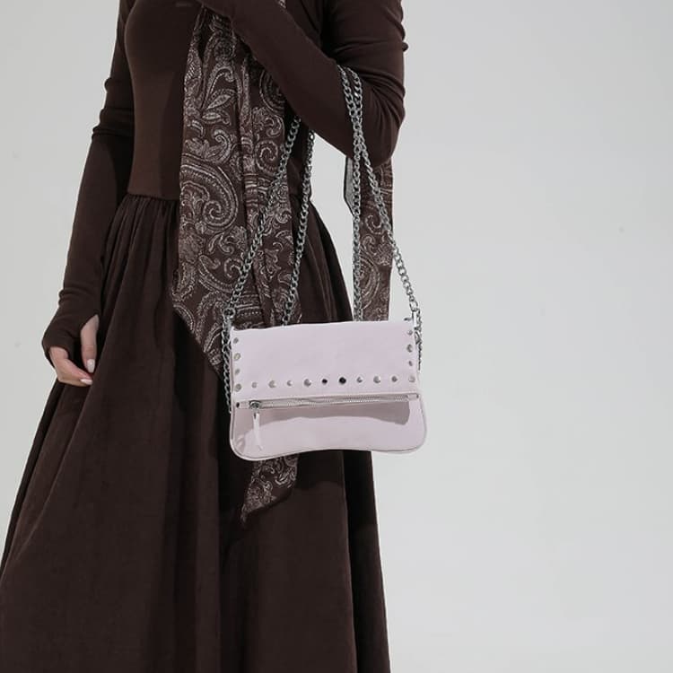 Rivet chain bag women's shoulder messenger bag