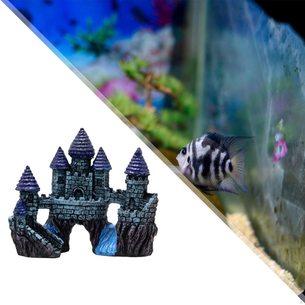Aquarium Burg Decor Aquarium Dekorationen Hideouts Stein Höhle Ornament für