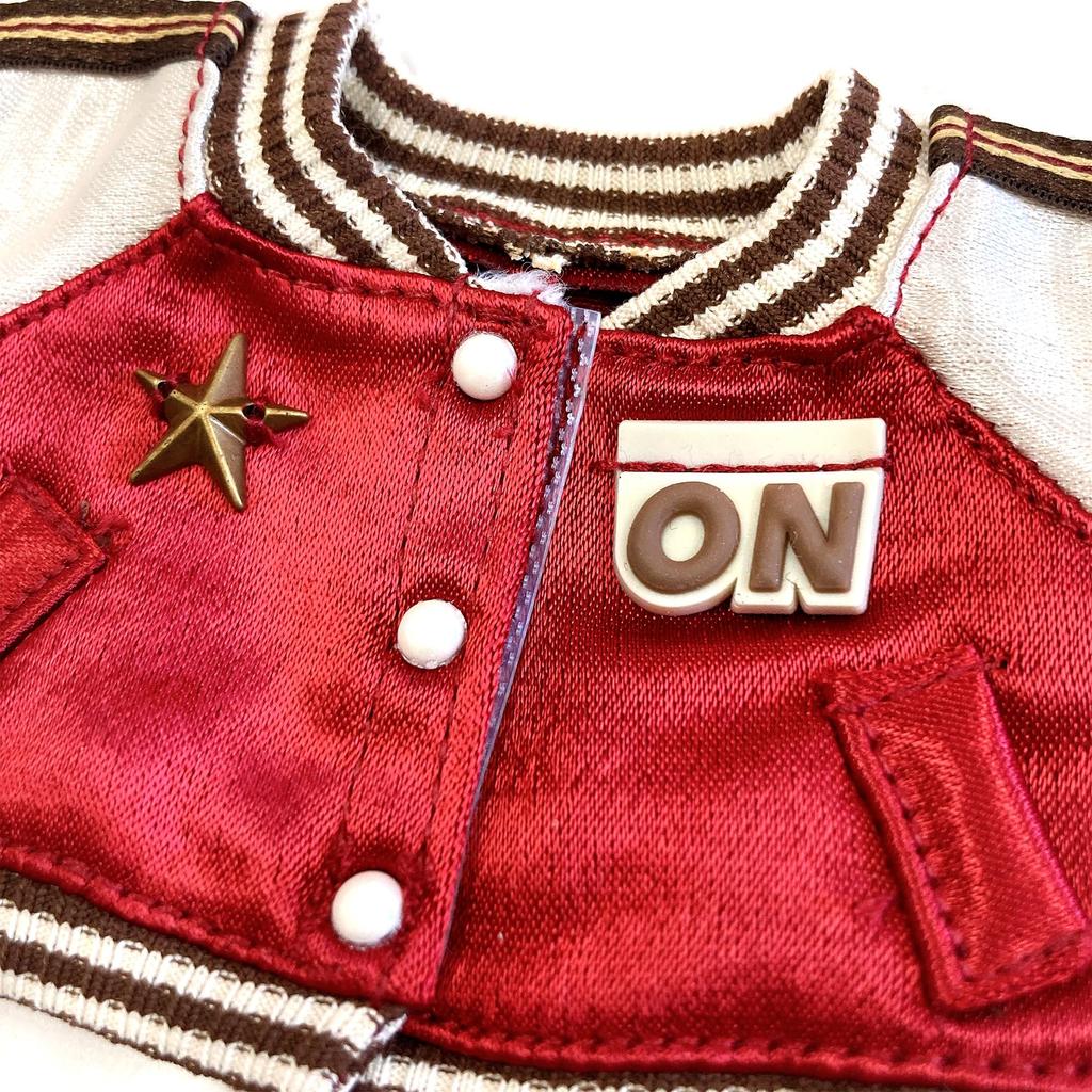 Plush Stadium Jacket for 10-15cm Plush Toys, Kigurumi Accessories, Otaku Activities, Doll Mascot, K-Pop Doll Costume [Used]