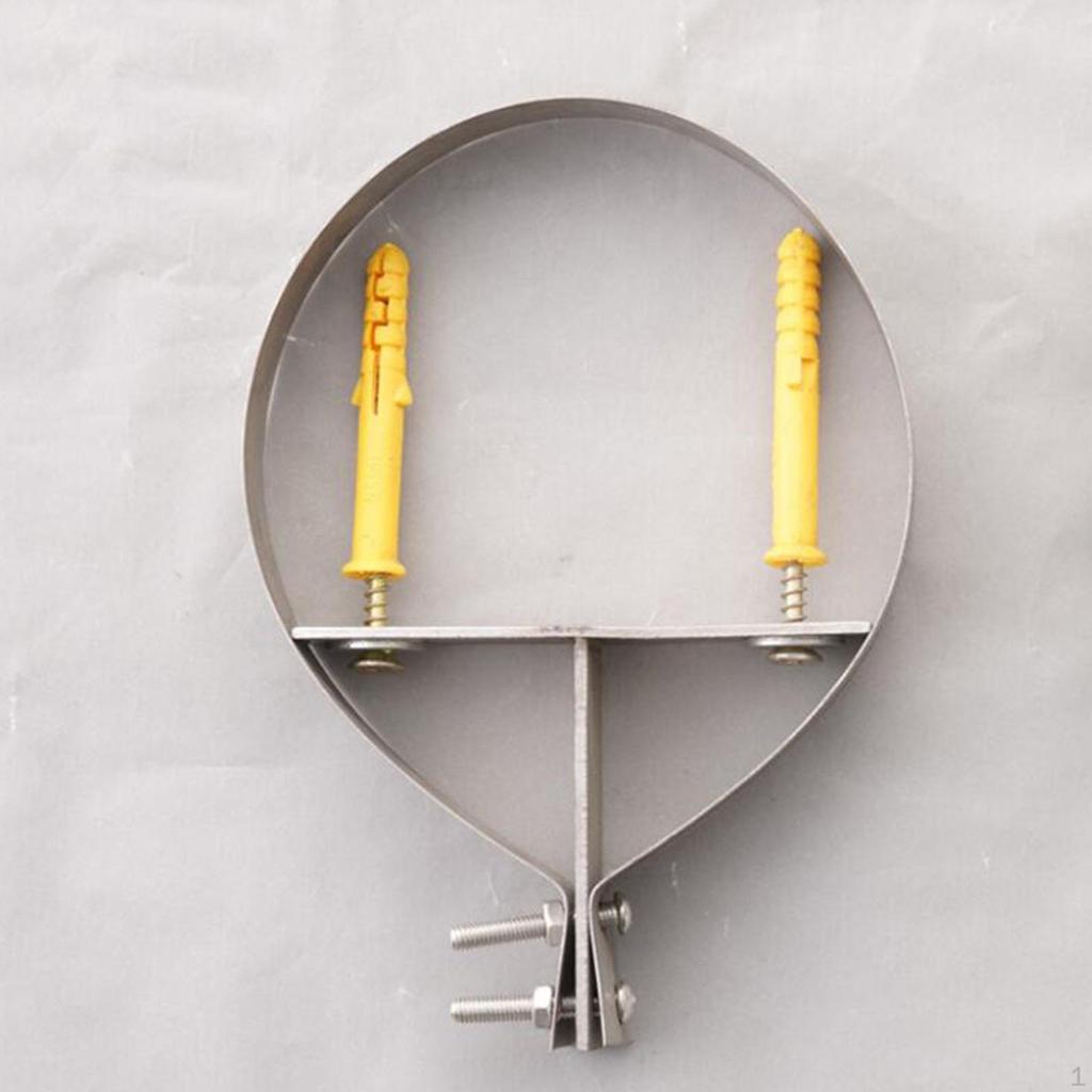 5 Inch Chimney Pipe Bracket Holder Hanging Portable Adjustable Wall Support Flue Liner