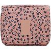 Hanging Toiletry Bags for Travelling, Business Trip, Camping, Cute Pink Leopard Lightweight Women Ladies Teen Cosmetic Makeup Travel Organizer with