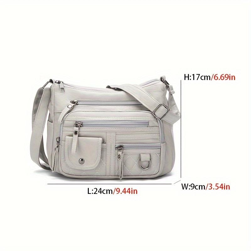 Duża pojemność Miękka torba na jedno ramię Crossbody Slanting 2024 Zima Kobiety Casual Małe torby