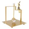 European Style Square Napkin Holder Iron Art Sitting Rabbit Decor Tissue Rack for Home Bar Tea House