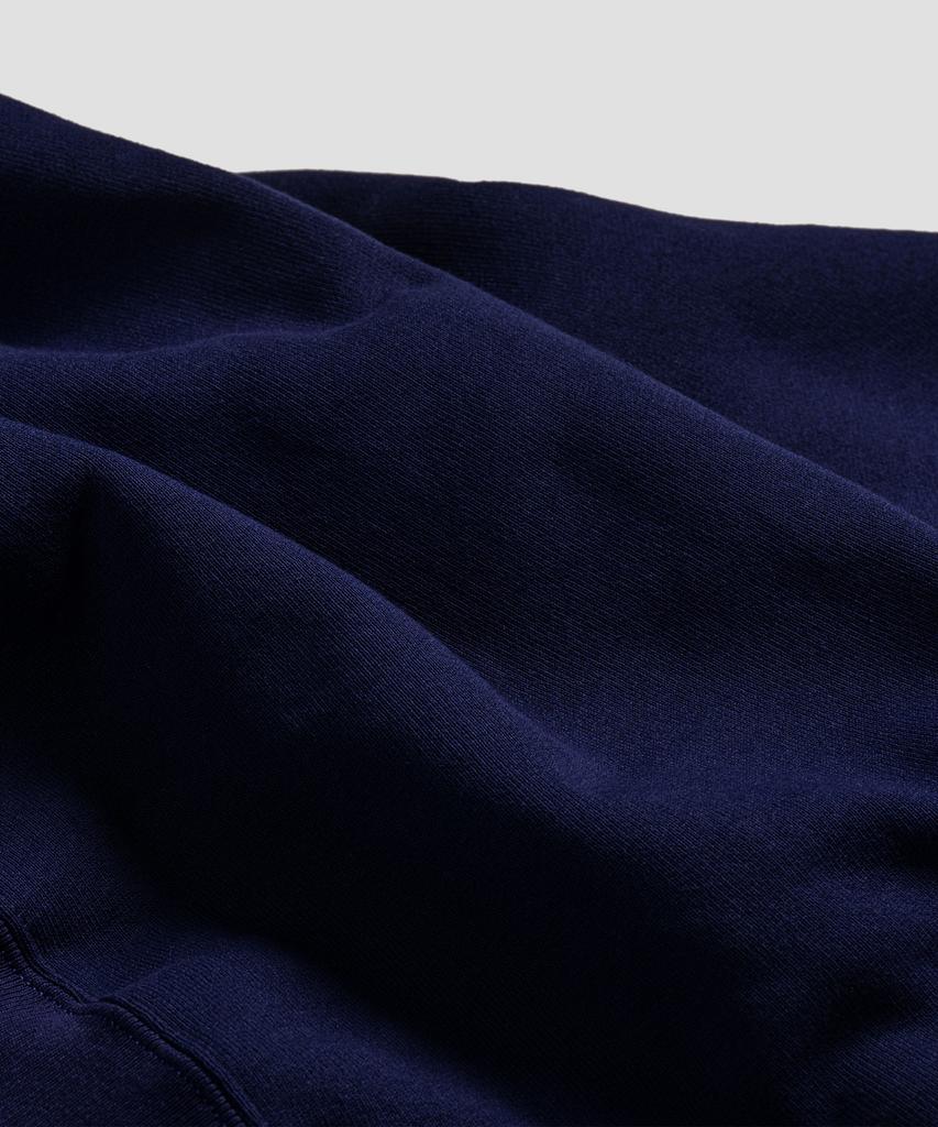 Kaembeoseupocheuweeo Cross Knit Mock Neck Sweatshirt, Navy (Type B)