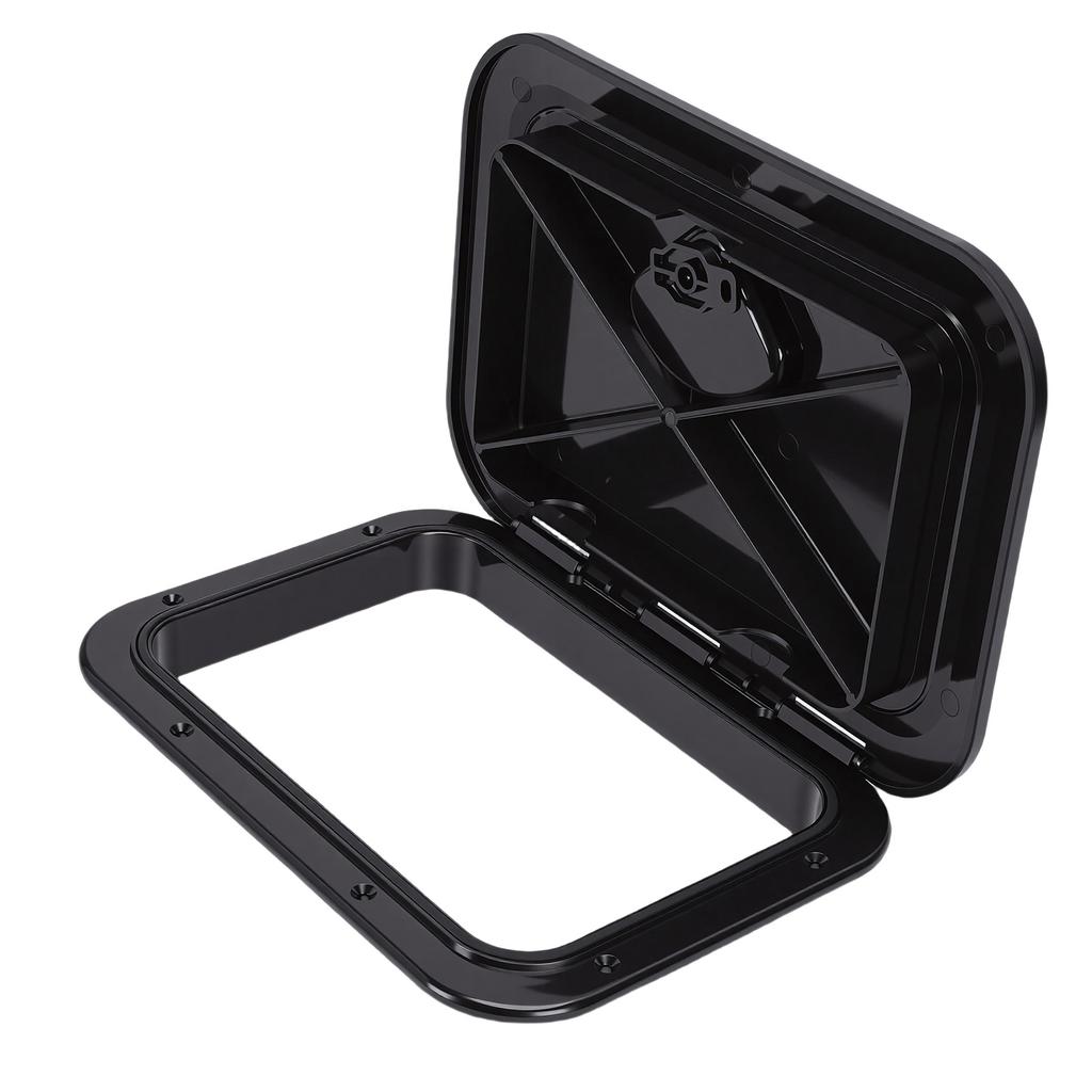 Boat Hatch Deck Cover Waterproofing Cover Black Rectangle Boat Access Door for Sailboats Yachts