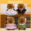 Capybara Cute Wedding Dress And Couple Dress Up Plush Doll For Gift Decor And