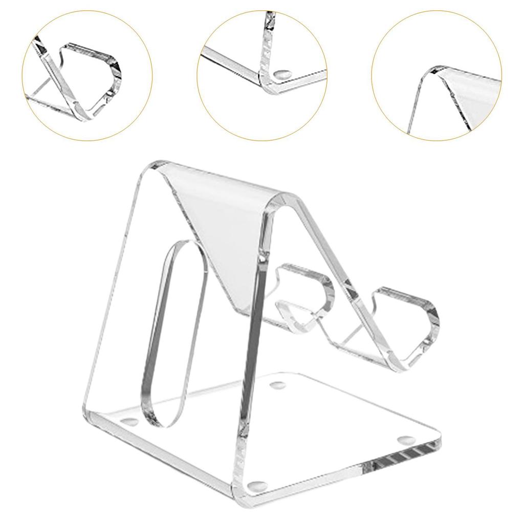 Acrylic Mobile Phone Display Stand Transparent Shelf Stable Practical Portable Holder Creative