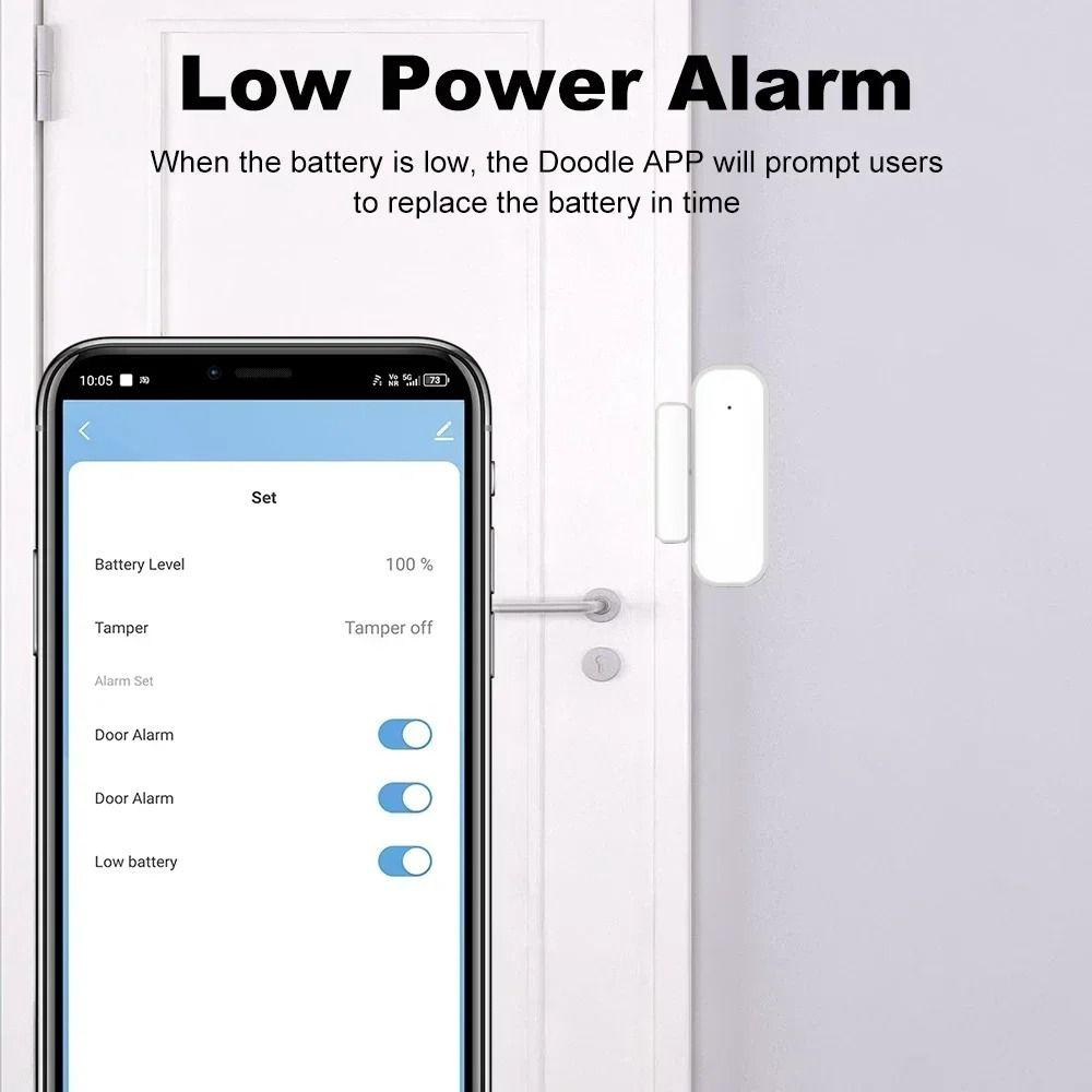 Security Protection Zigbee Door Sensor Contact Detection Open Closed Detector  Smart Home