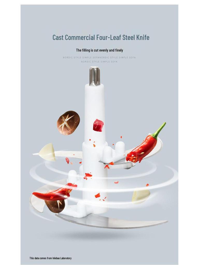 Fully Automatic Electric Meat Grinder & Blender: Multi-functional Kitchen Appliance for Mincing, Chopping, and Baby Food Making