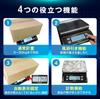 FieldNew Digital Platform Scale with a Large 34mm Display and Large or Bag and Commercial Guaranteed Japanese Manual (1g Increments/Max 30kg)