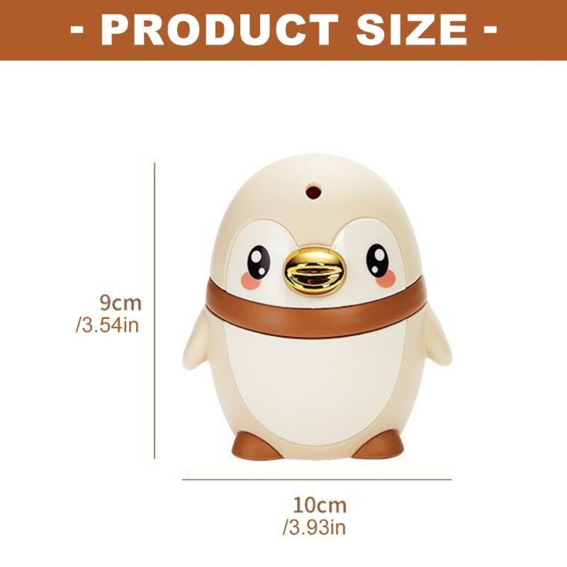 Toothpick Holder with Penguins Designs PP Construction Easy To Cleaning Toothpick Dispenser for Various Setting