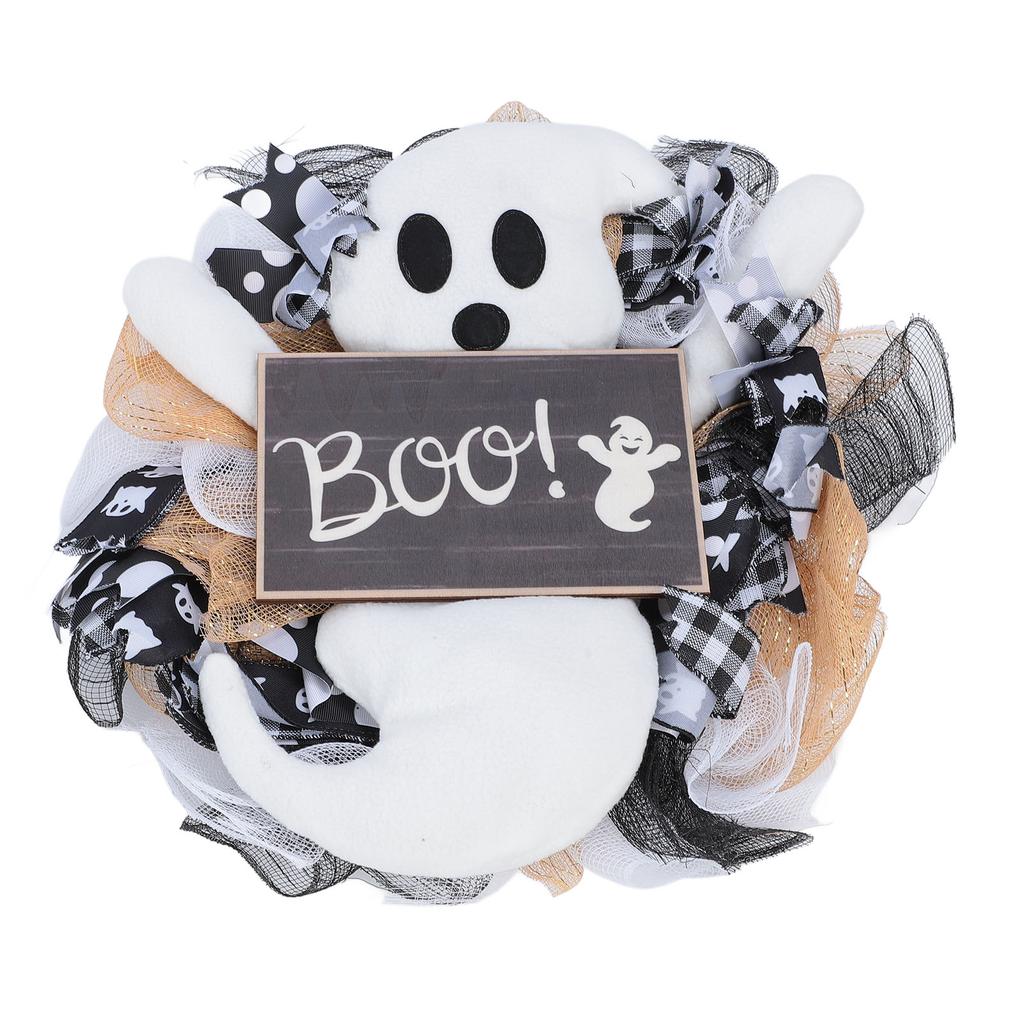 Niedlicher Geisterkranz Türhänger Dekor Hängender Schmuck für Wand Kamin Fenster Feiertagsdekoration