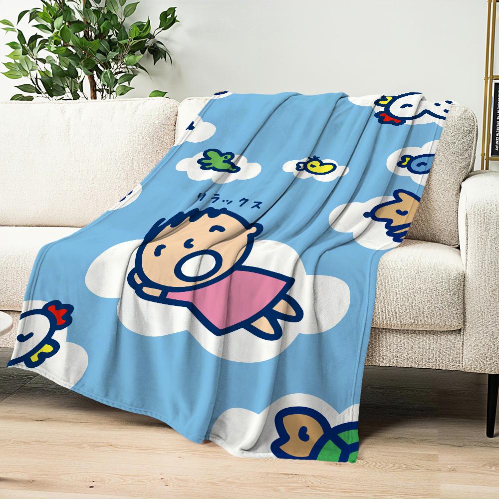 Cartoon M-MINNA NO T-TABO Niedliche Decke Plüsch Nickerchen Sofa Teppich für Wohnzimmer Warm Büro Schlafzimmer Geburtstag Zuhause Reisen Kindergeschenke