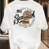 Men's Short-sleeved Printed  Cotton Loose-fitting, Breathable and Comfortable T-shirt