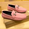 Mode Wildleder Leder Lässiger Slipper Bequeme Handgefertigte Loafer für Herren Modetrend Herren Fahrschuhe Mokassins Business Ballerinas