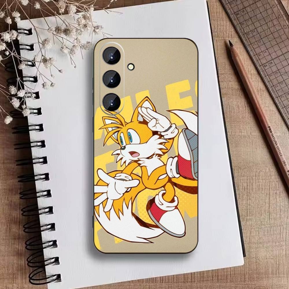 

S-Sonic The H-Hedgehog Phone Case For Samsung Galaxy A73,A21s,A22,A31,A52,A53,A71,A41Soft Black Shell Samsung a50 30s 50s