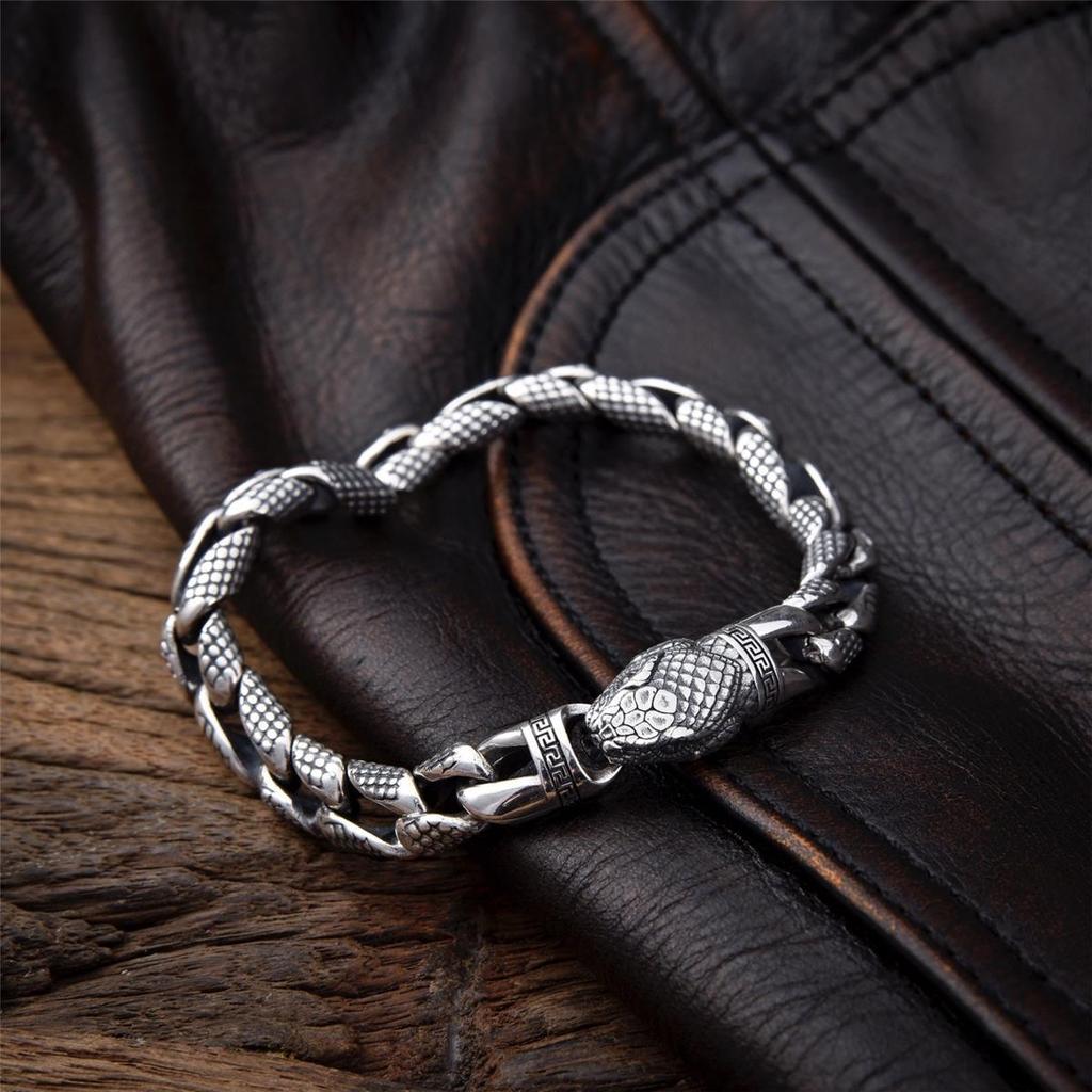 Nowa bransoletka Python dla mężczyzn, Bezpieczna, Seiko, Trend Retro