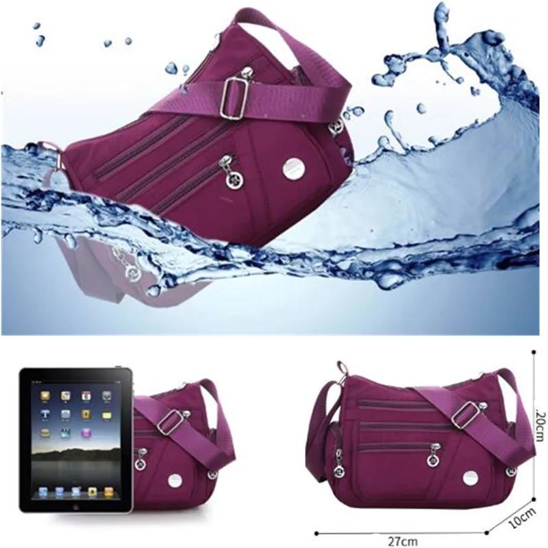 Women's Crossbody Bag Shoulder Messenger Bag Women Waterproof Nylon Oxford Crossbody Bag Messenger Handbags Travel Wallet