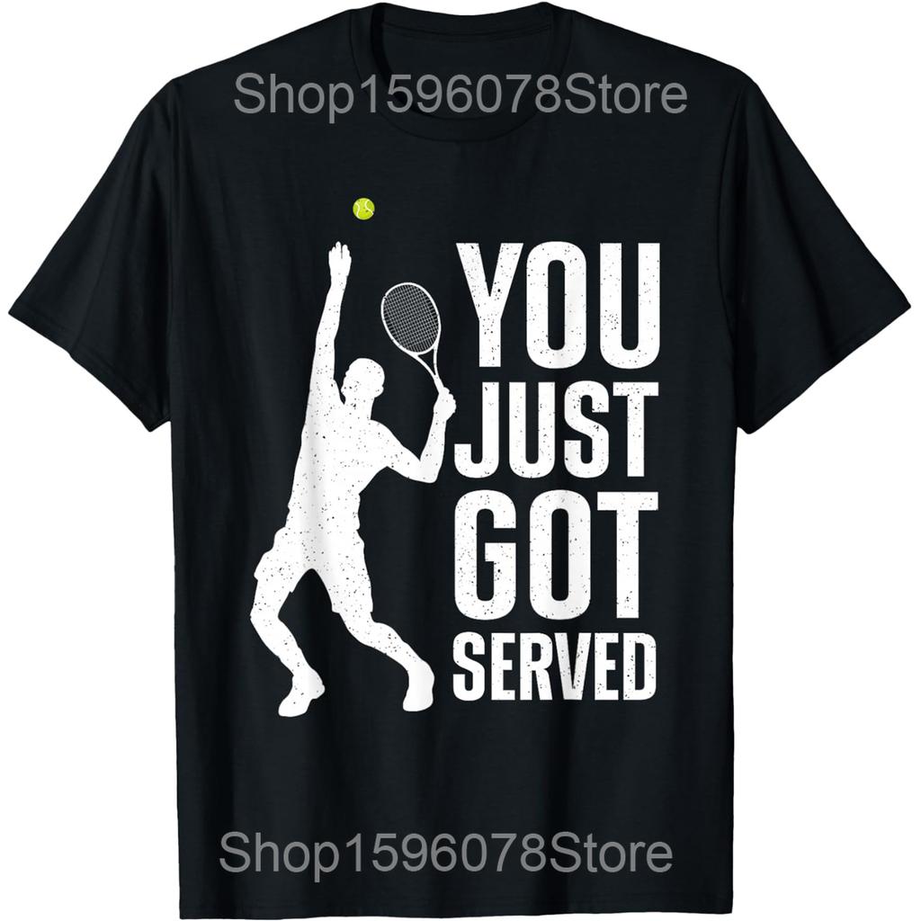 Love Tennis Player Teen Sports Funny Racket T Shirts Men Cotton Humor Streetwear Tee Shirt Short Sleeve Unisex Loose Clothing