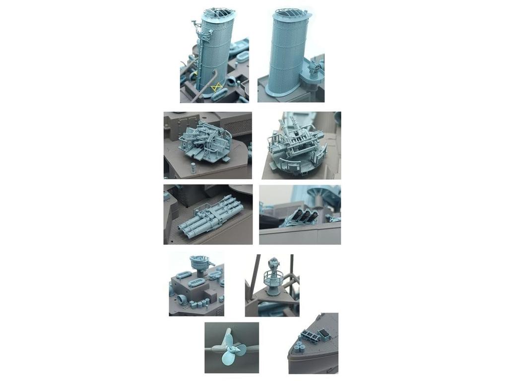Bunker Studio HMS Naiad Detail Up Set Trumpeter Plastic Model Parts BSTWS35366 1/350 (for 05366) (Ship)