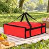 Portable Insulated Food Delivery Bag with Zippered Top Lightweight Foldable