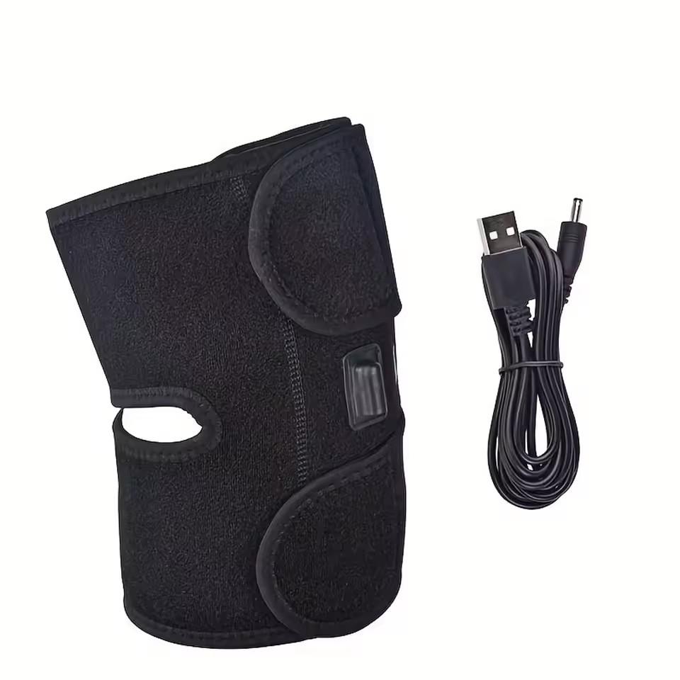 Electric Heated Knee Massager Knee Brace Adjustable Heated Knee Pad Legs Warm Winter Thermal Knee Support Arthritis Pain Relief