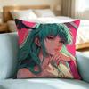 Darkstalkers Morrigan-N Aensland Pillow Case Square Double-Sided Sofa Cushion Cover Bedroom Bedside Pillow Gift