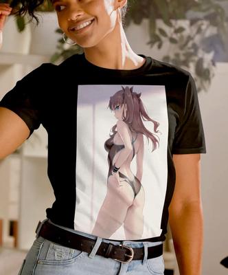 Sexy Süßes Anime Mädchen Kawaii Harajuku Stil Kurzarm Unisex T-Shirt