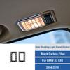 2pcs Carbon Fiber Car Rear Row Roof Reading Light Sticker For BMW X3 E83 04-10