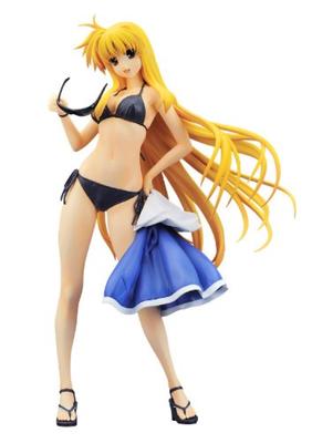Magical Girl Lyrical Nanoha Strikers Fate Harlaown Scale PVC Painted Finished T. -Summer Holiday- (1/7 Product)