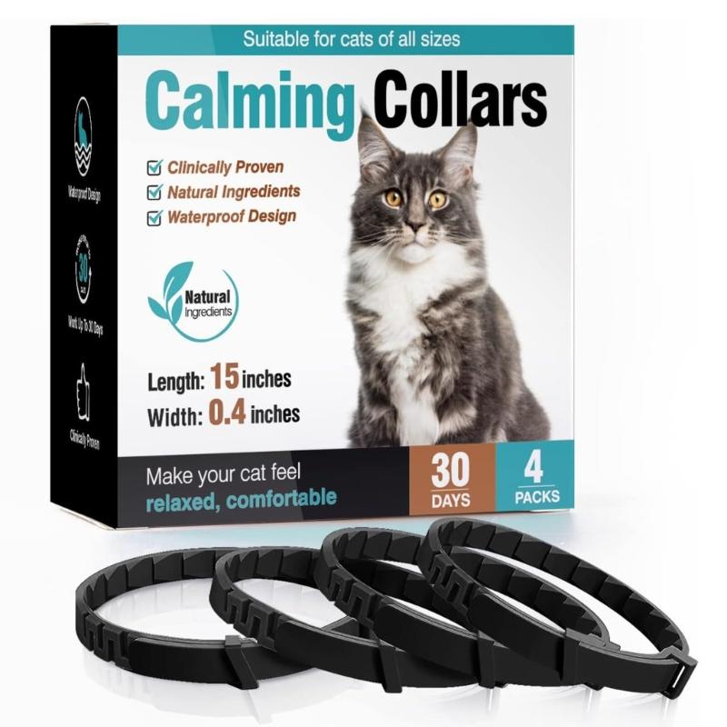 

Kitten Relax Collar Calming Pheromones for Small Medium Girl Kitten Cats Kitten Collar Necklaces Relax Costumes 1 чёрный