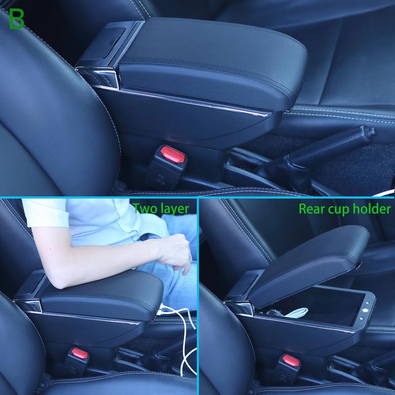 For Renault Duster Armrest For Nissan Terrano 3 Renault Duster Oroc 2012-2018 Car Armrest Box Storage Box Parts Car Accessories