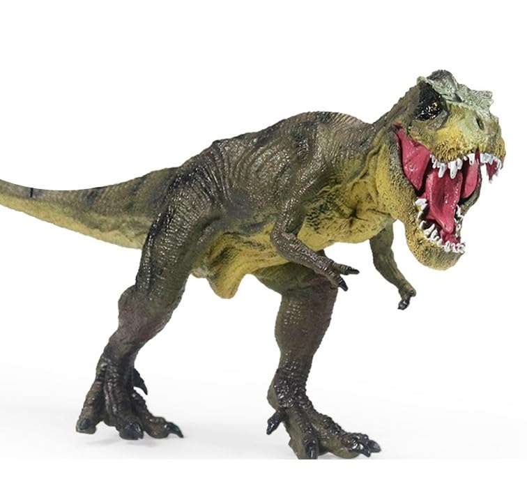 

Аки Впечатляющий 30-сантиметровый Тираннозавр Рекс Король Стоящий на Обеих Открывающихся и Закрывающихся Ртах Фигурка Кумаи, Динозавры, Ноги, ПВХ, [Гарантия
