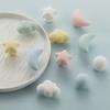 Children's Room Cabinet Knobs Ceramic Cabinet Handle Cartoon Clouds Star Cabinet Wardrobe Drawer Pull Handles for Kids Room