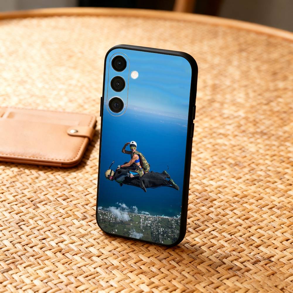W-Wingsuit F-Freedom  Phone Case For Samsung  A73,72,71,53,52,51,22,91,80, Soft Black Cover