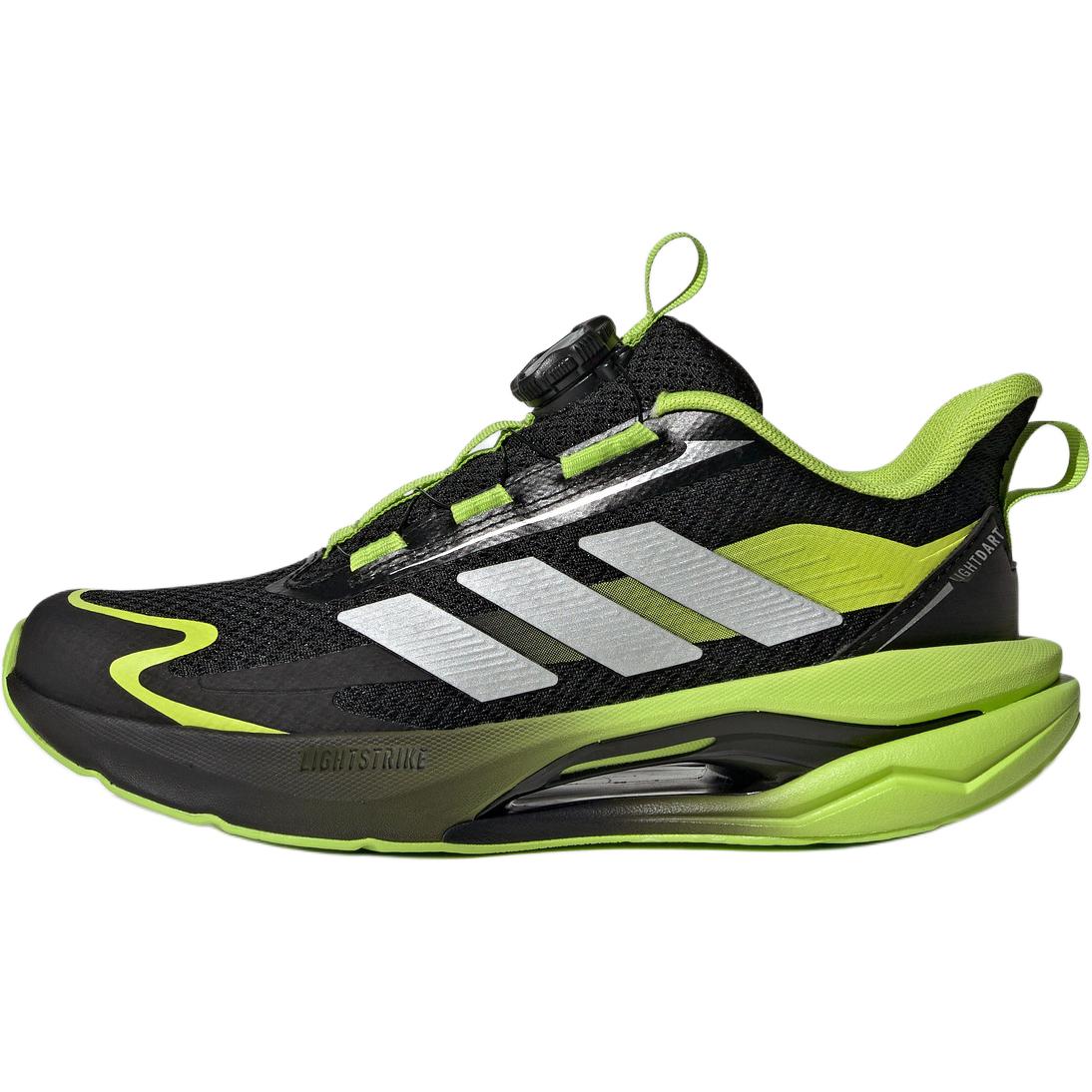 

Adidas Lightdart Удобные Универсальные Модные Прочные Амортизирующие Дышащие Нескользящие Низкие Детские Кроссовки для Бега Детские Кроссовки для Бега Черные Зеленые KJ3978 40