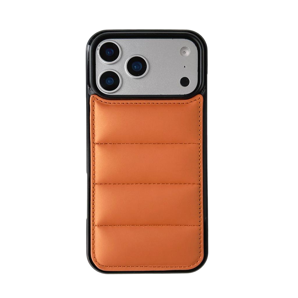 Luxus Daunenjacke Puffer Handyhülle für iPhone 17 Air 15 16 14 Plus 13 12 11 17 Pro Max Weicher Stoff Silikon Candy Cover Funda