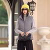 New light and thin short women's down vest liner waistcoat stand-up collar duck down casual fashion autumn and winter coat
