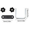 Dakdrager Klemmen Dakbox U-beugel Klem Met Borgmoer Verwijderbare Stang 6/8CM Auto Accessoires Interieurs