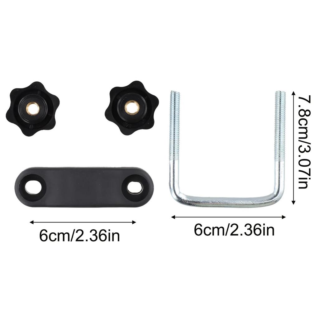 Dakdrager Klemmen Dakbox U-beugel Klem Met Borgmoer Verwijderbare Stang 6/8CM Auto Accessoires Interieurs