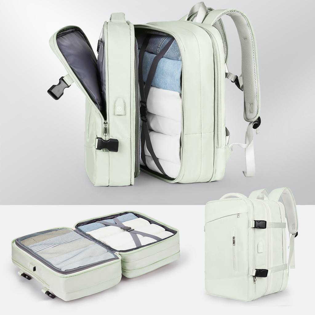 Approved Travel Backpack Men Women Business Backpack School Expandable Bag Large Capacity 17''Laptop Waterproof Fashion Backpack